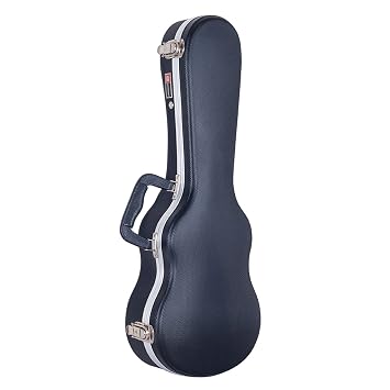 Crossrock CRA800CUBK Concert ABS Molded Ukulele Case, Black