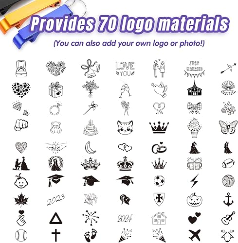 Miniatura 4 de 100 abridores de botellas personalizados, llavero personalizado para abrebotellas para bodas, aniversarios, fiestas, soporte para logotipos