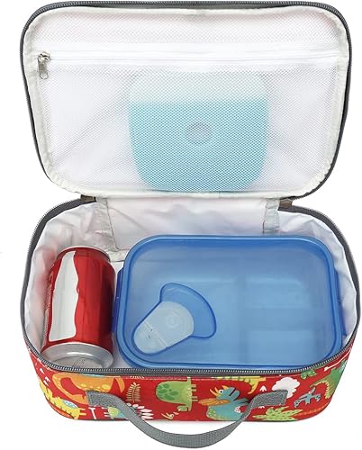 Miniatura 4 de Lonchera para niños, Mini bolsa suave aislada, hielera miniatura de regreso a la escuela, bolsa térmica para comida, equipo de alimentos para niñas