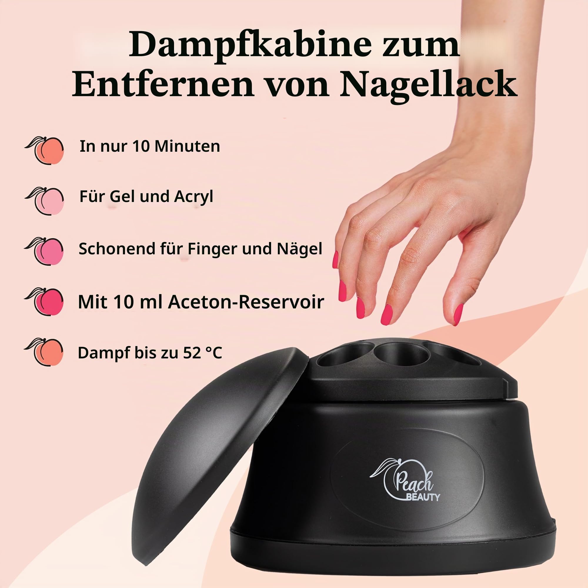 Dampfentfernungs Gelentferner | Elektrischer UV-Nageldampfer | UV-Nageldampfer Nagelpflege für Haus oder Salon | Nagellackentferner Maschine