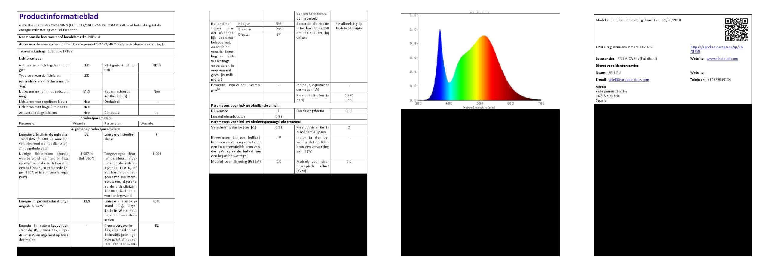 LEDKIA LIGHTING Panel LED 60x30cm 32W 3200lm Solid No Flicker 4000K Individual Blanco Neutro
