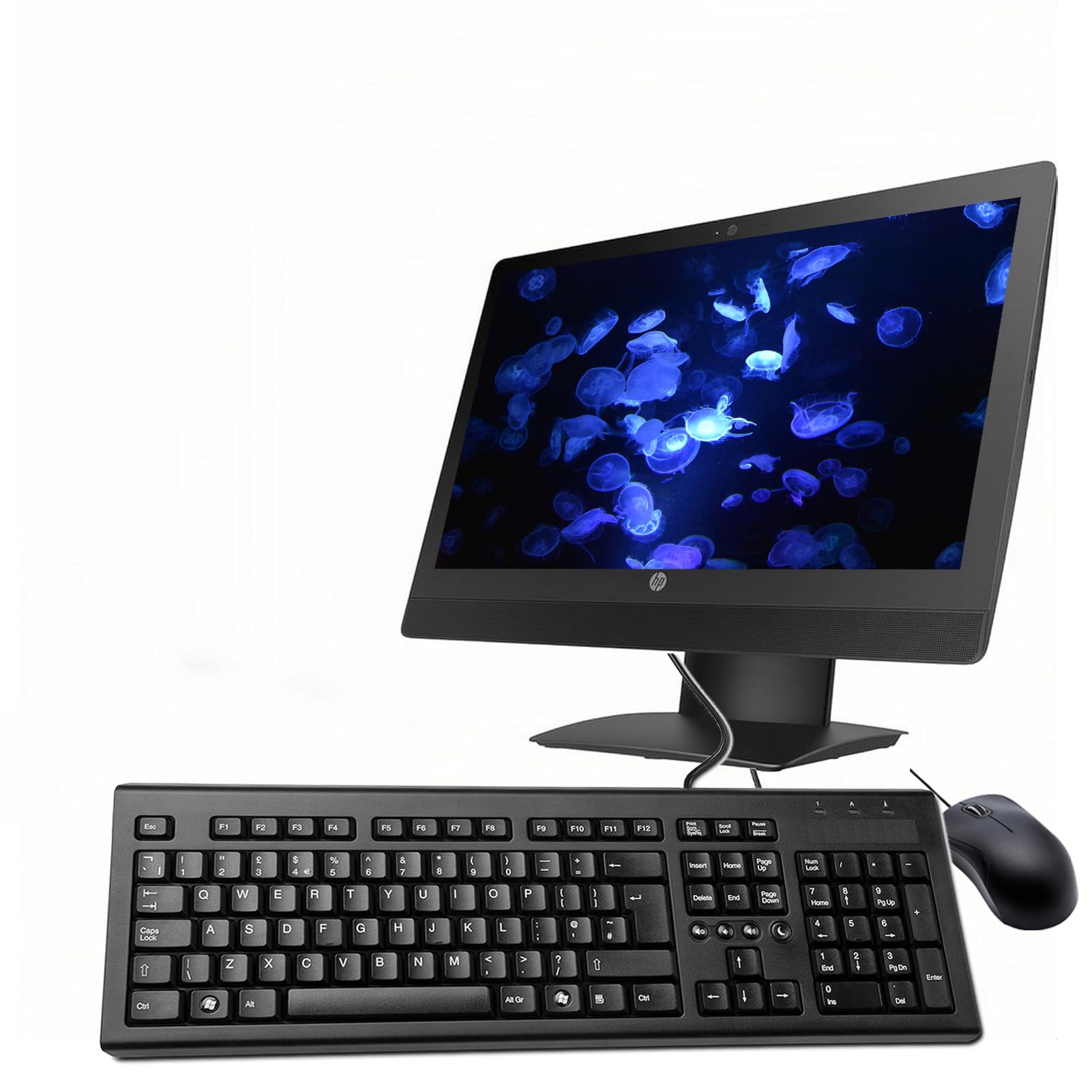 HP ProOne 600 G3 - Ordenador de sobremesa todo en uno, con monitor de 21,5 pulgadas, Intel Core i3 – 7100, 8 GB de RAM, 256 GB SSD, teclado EE.UU., WiFi, Bluetooth, Windows 11 Pro (reacondicionado)