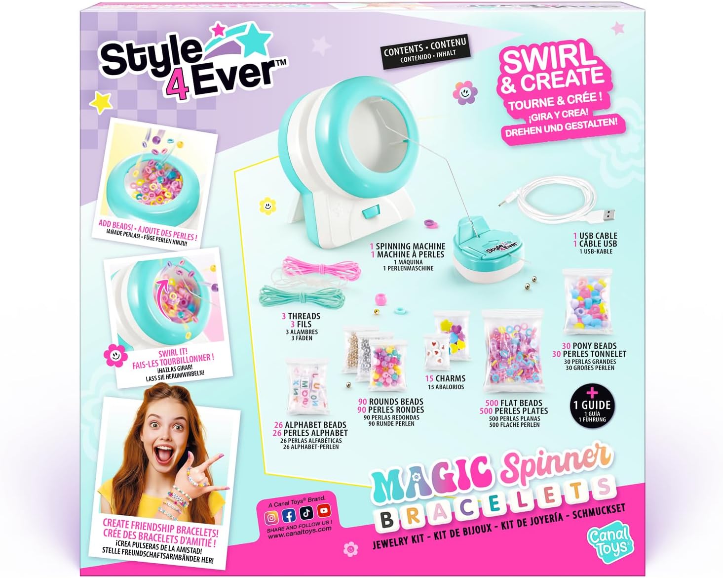Canal Toys - Style 4 Ever - Boho Spinner Bracelets - OFG332