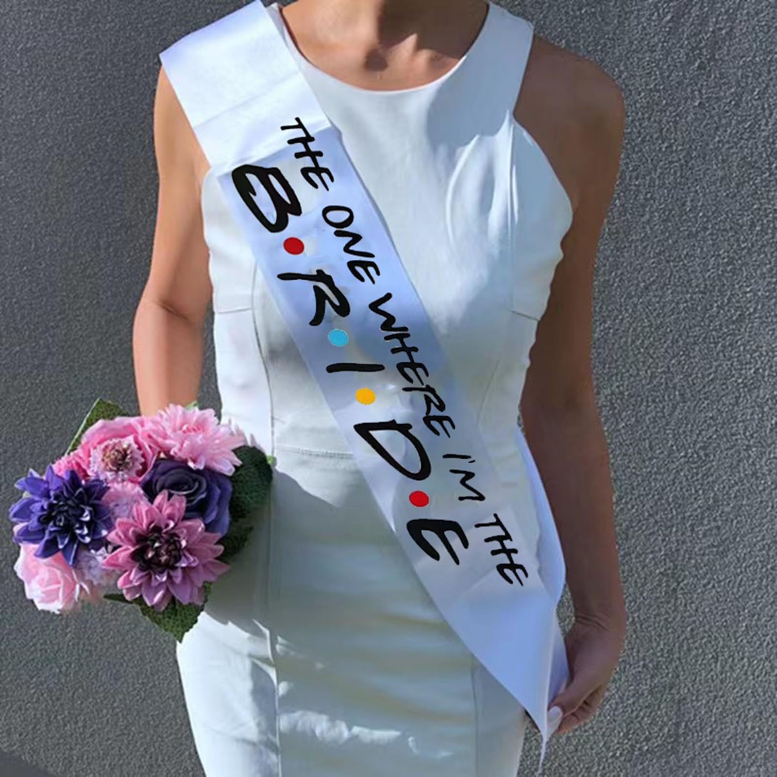 Bride to be Sash,The one Where I'm The Bride Sash for Bachelorette Weekend Party Bridal Shower Decor