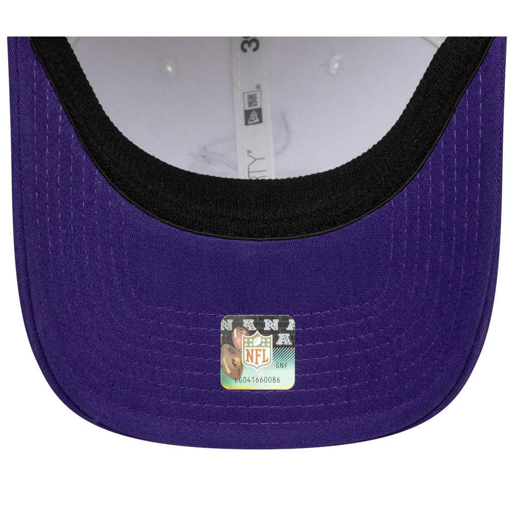 New Era NFL 39THIRTY Stretch Fit Cap Minnesota Vikings White/Purple