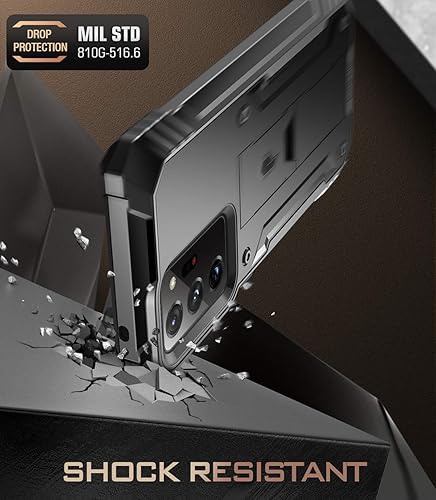 Miniatura 6 de Poetic Revolution Series - Funda para Samsung Galaxy Note 20 Ultra, de cuerpo completo, resistente, de doble capa, a prueba de golpes, con soporte,