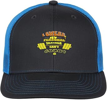 I Swears My Personals Trainer Cant Count wittys Gyms Fitnes Mens Baseball Cap Running Hats for Women Breathable Cap