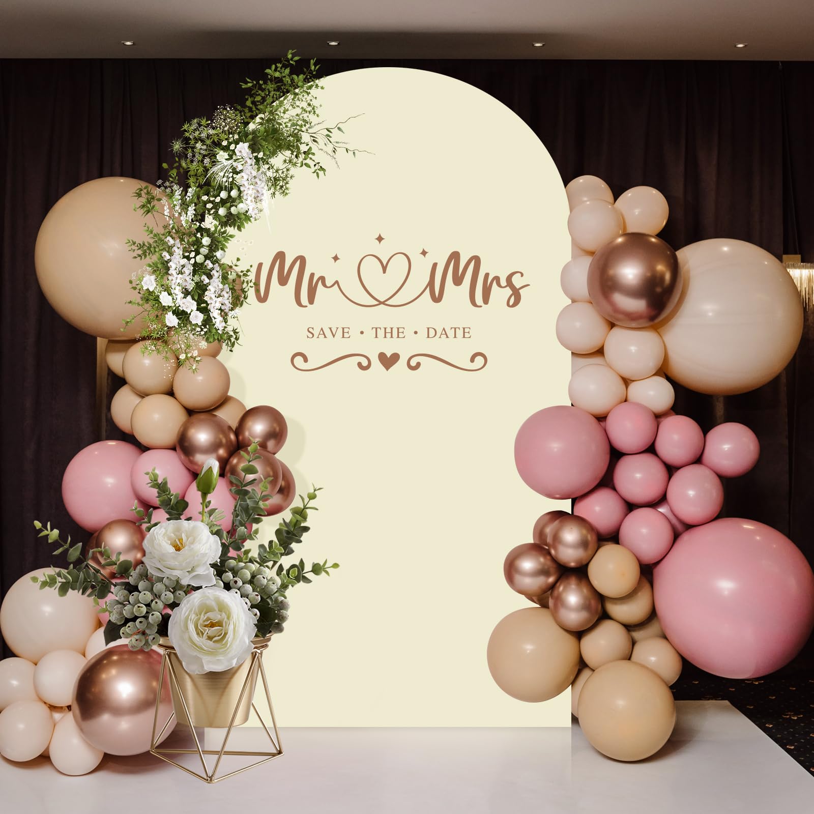 Toile De Fond Pour Arche De Mariage De 2 M, Bleu Marine, 2 M, Bleu