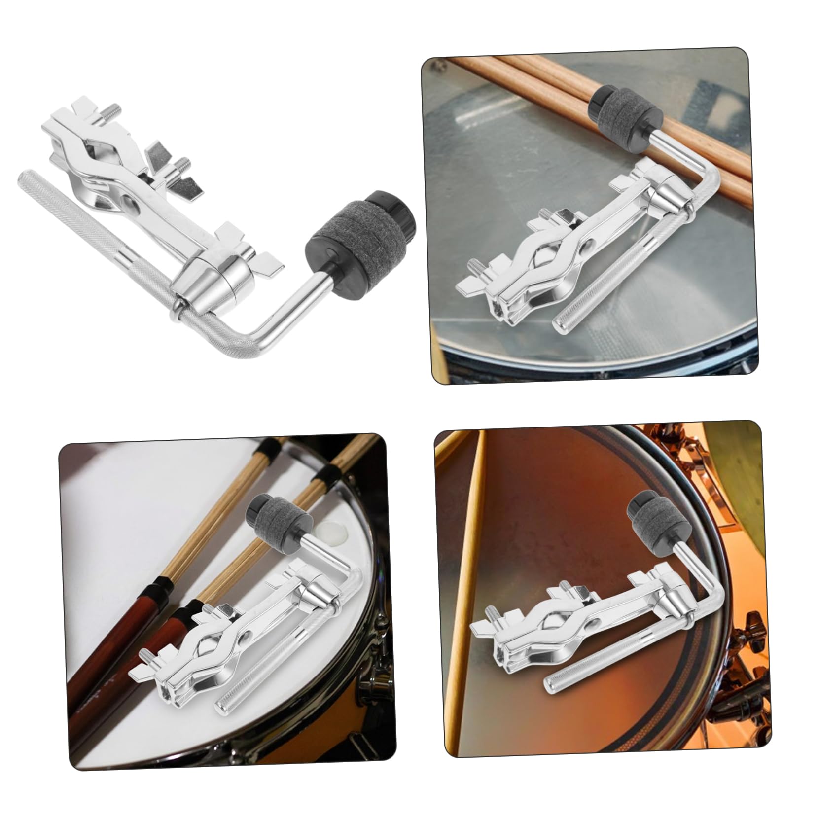 Vaguelly Clip de Extensión para Platillos de Batería Montaje Individual de Soporte para Instrumentos de Percusión para Platillos Musicales Escenarios de Jazz y Percusión