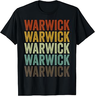 Warwick City Retro T-Shirt