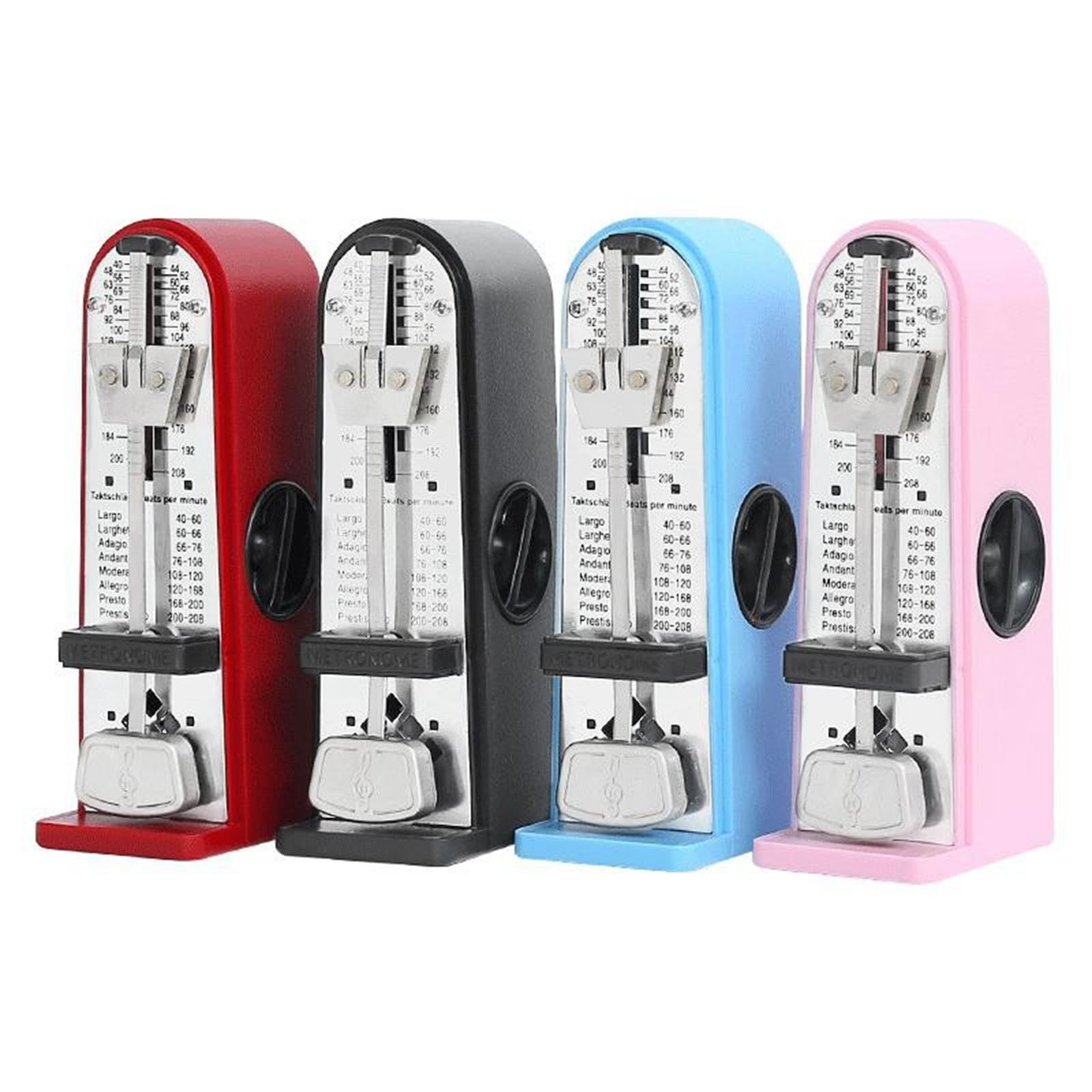 Generic Métronome Mécanique, Métronome Universel, Vitesse Réglable, Pendule Métal Précision Accordeur pour Violon, Violoncelle, Saxophone, Autres Instruments, Noir
