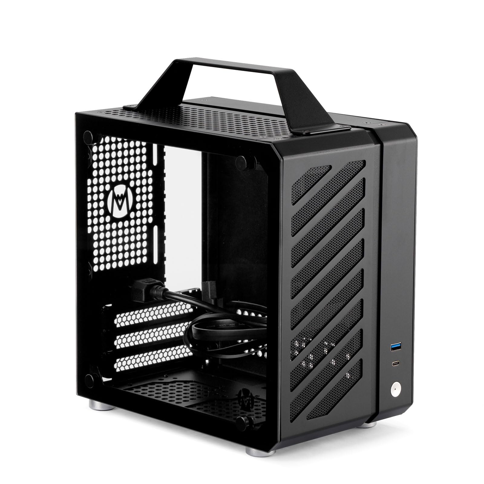 Amazon.co.jp: Mechanic Master cool cubeシリーズc24 mini-itxケース