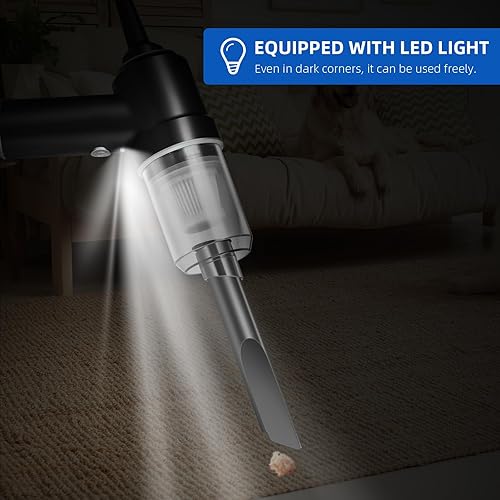 Miniatura 4 de Aspirador y soplador de mano 5 en 1, inalámbrico, recargable, atrapador de insectos para insectos y arañas, aspiradora portátil, aspirador de