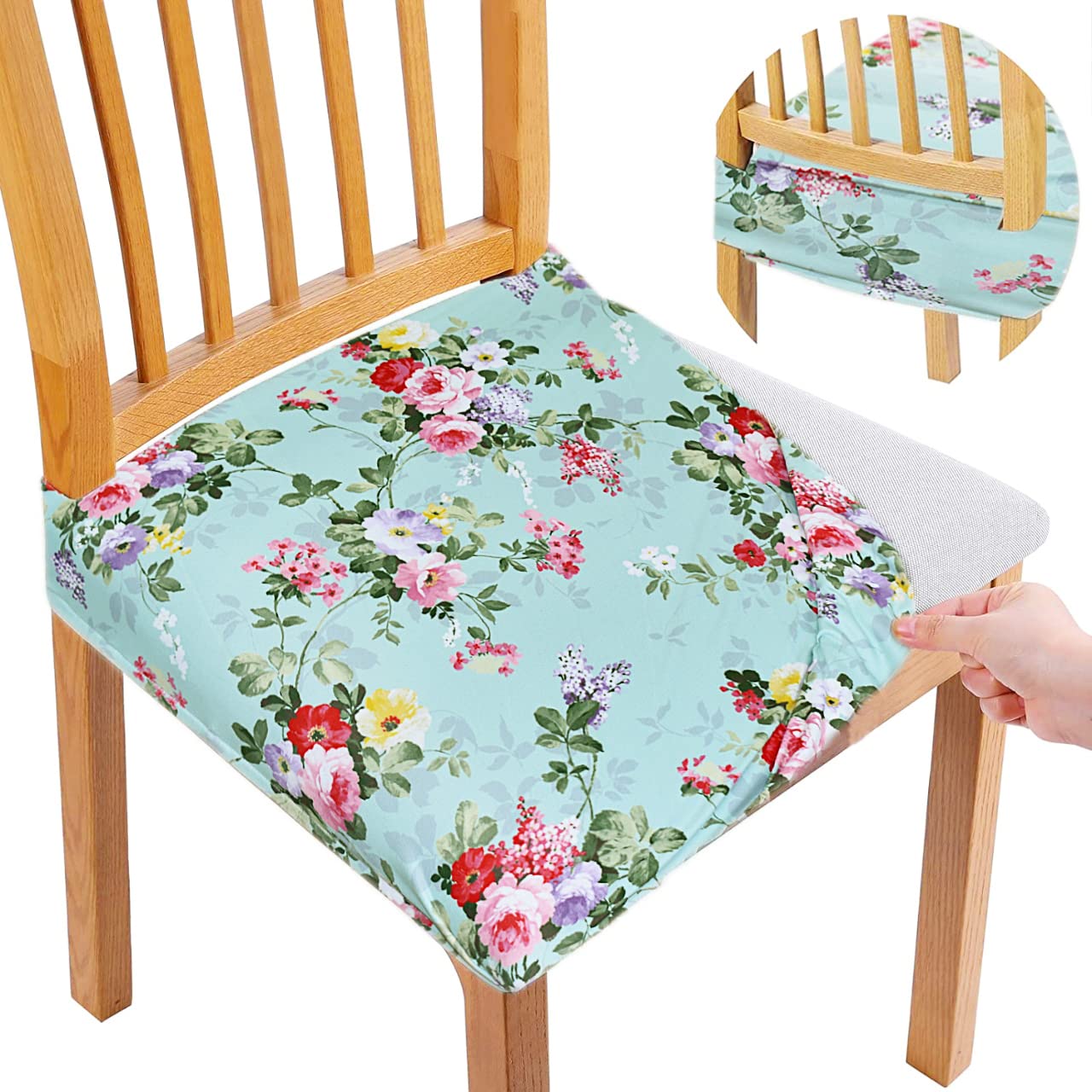 TRENDECOR Lycra Dining Chair Seat Cover Set Of 4 Seater Pcs Are Easily Washable Stretchable And Comfortable For Dining Room Home Decor Slip Cover Universal Size (B0C3XRJYQX) Amazon Price History, Amazon Price Tracker