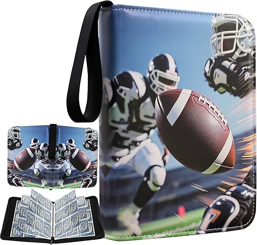 Miniatura 15 de Carpeta de tarjetas coleccionables de dragón azul de lujo, carpeta con cremallera de 9 bolsillos con 900 bolsillos, álbum de tarjetas para tarjetas