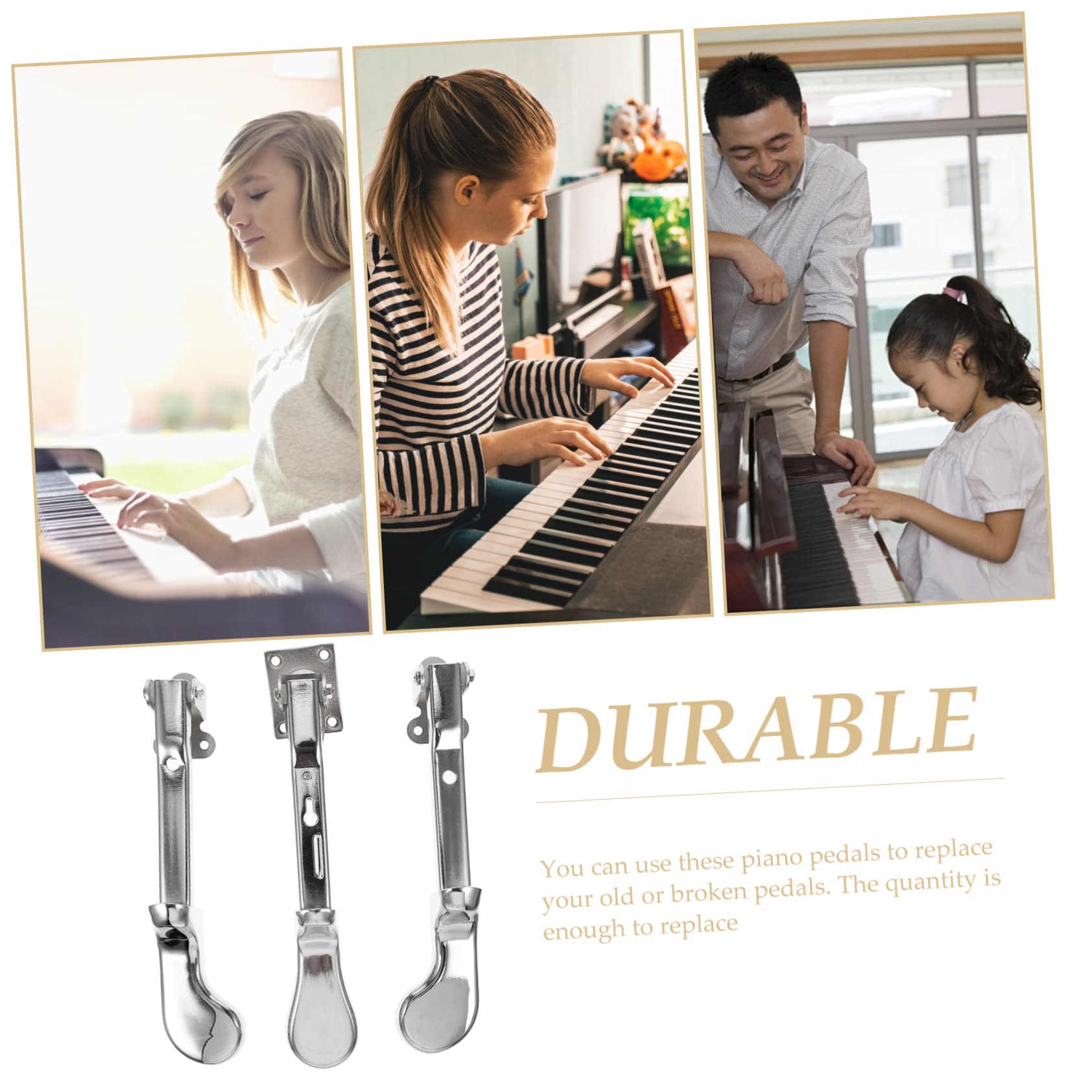 3piezas De Sustain Para Piano Vertical De De De Pedal Para Piano Upright