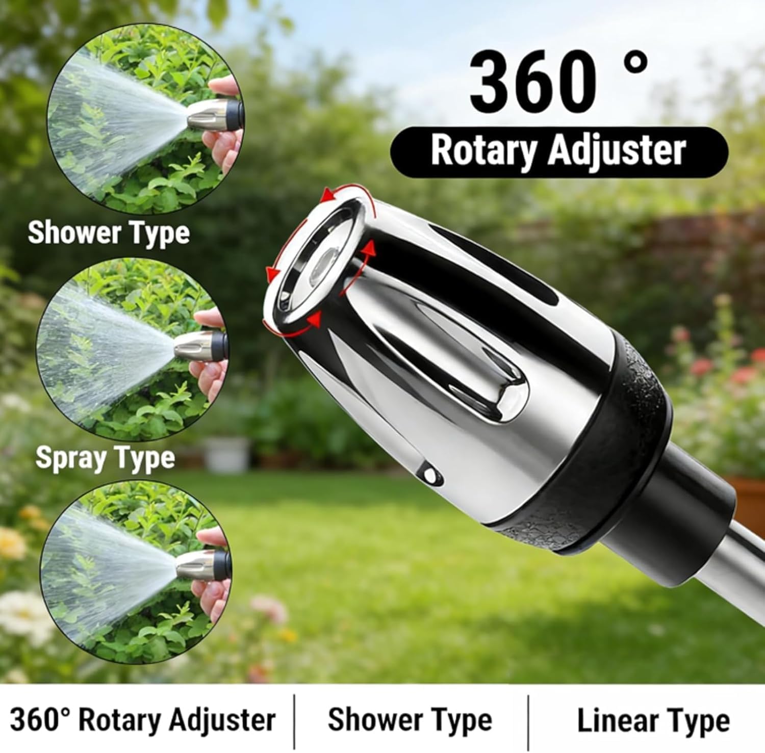 Hose Hawk Pressure Washer, Hosehawk Pro Multi Function High Pressure Hose Nozzle - Professional Water Pressure in a Compact Design, Compact Design, for Car Garden Yard Cleaning (Set,A)