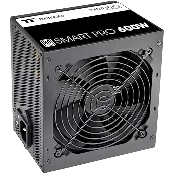 Thermaltake Smart Pro 600W 80PLUS Standard Certified 600W ATX PC Power Supply Unit PS-SPD-0600NNFAWJ-1 PS1461