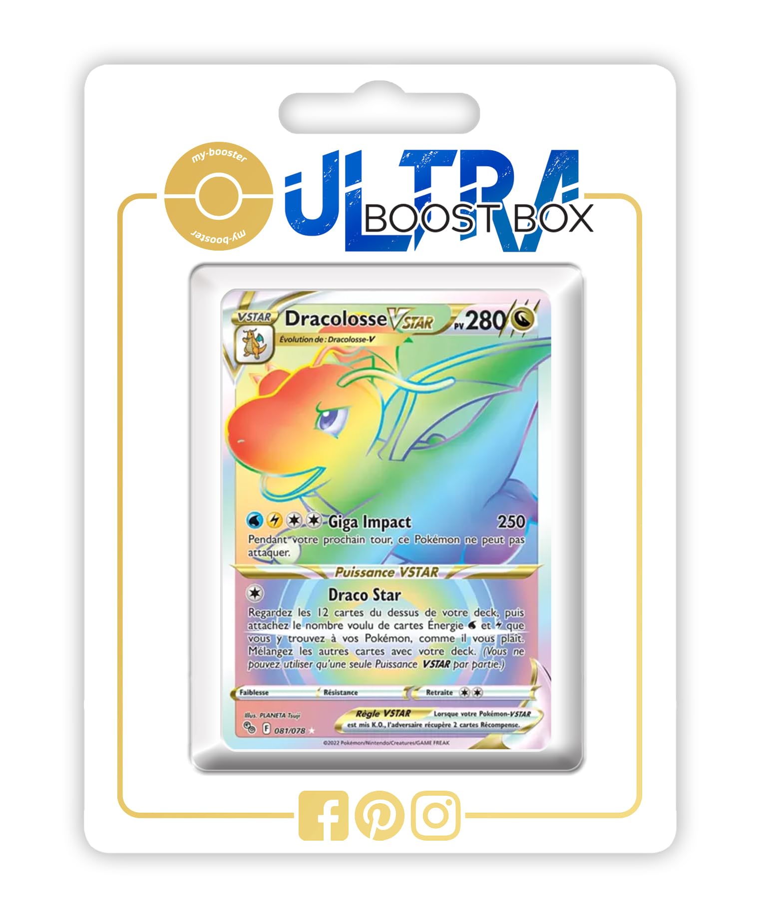 Dracolosse VSTAR (Dragonite V Astro) 081/078 Arcoíris Secreta