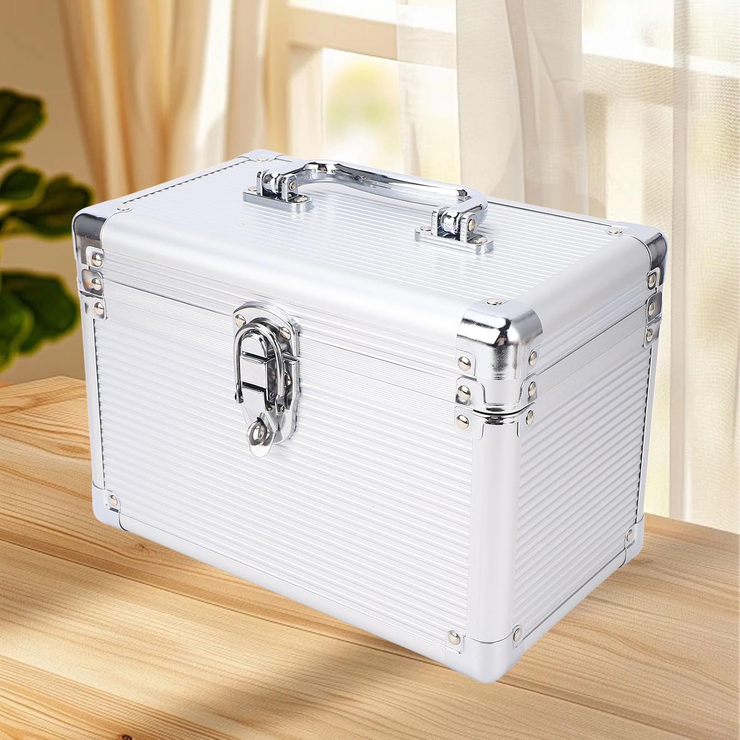 FTVOGUE CD Case 6 Slots CD DVD Case Holders Portable Disc Storage Organizer for Car Home Office Travel