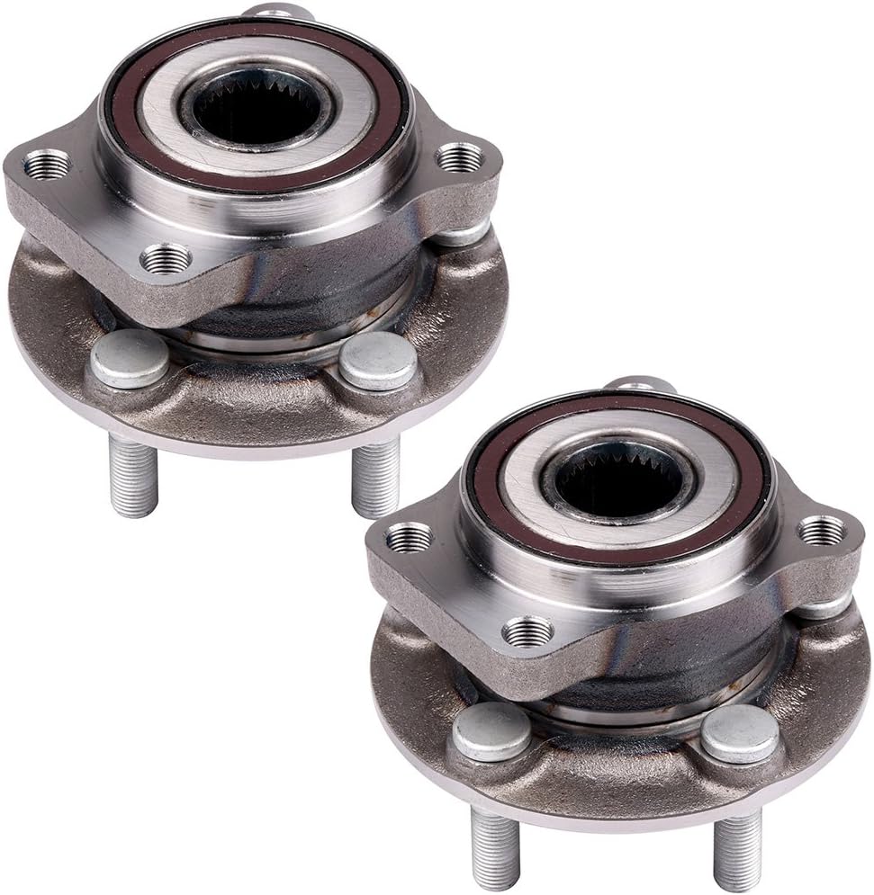 cciyu 513220 Wheel Hub and Bearing Assembly for Subaru Legacy Outback Front Wheel Hubs with ABS 5 Lugs (2)