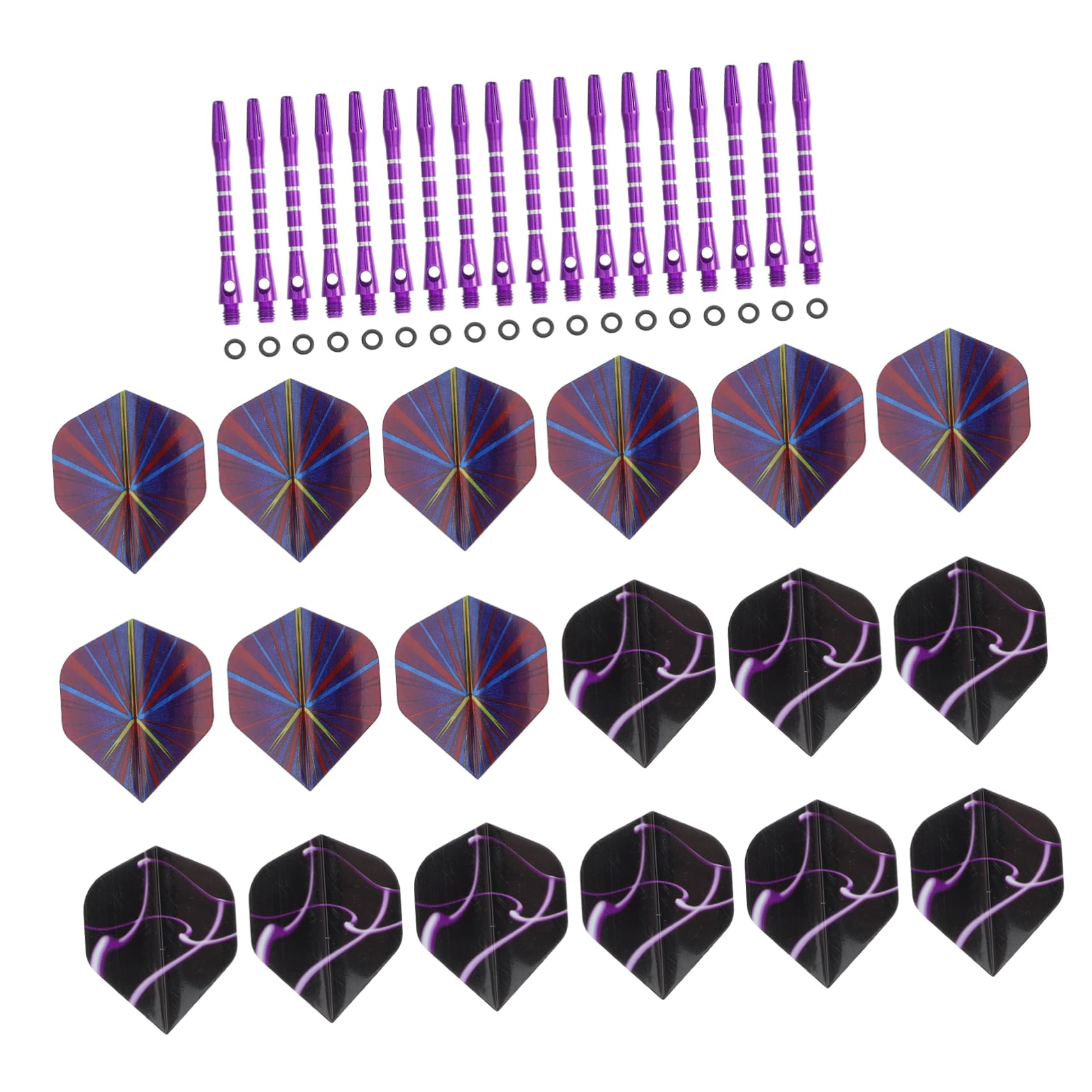 Mipcase Flights Shafts Set Aluminum Alloy Accessories Kit Portable Toy Supplies