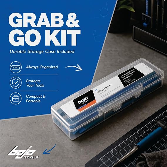 Bojo Tools Prying Tool Kit Non-marring Plastic Tool Kit