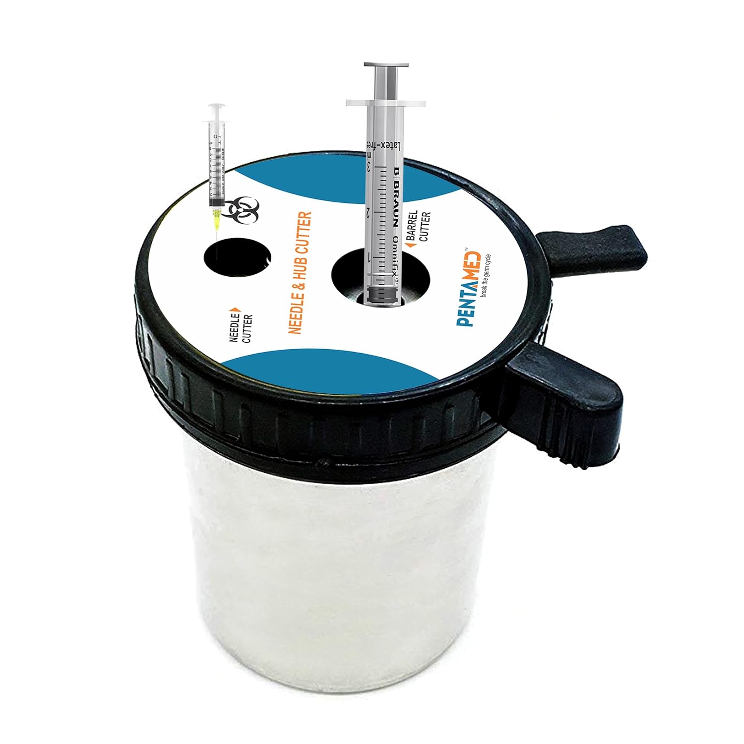 PENTAMED Manual Needle & Syringe Destroyer Hub Cutter Machine Stainless