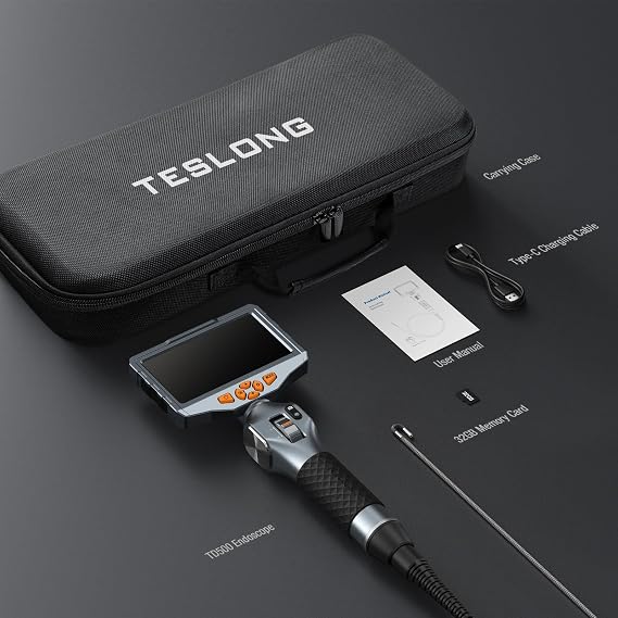 Teslong TD500 3.9mm Articulating Borescope for Automotive Engine Inspection