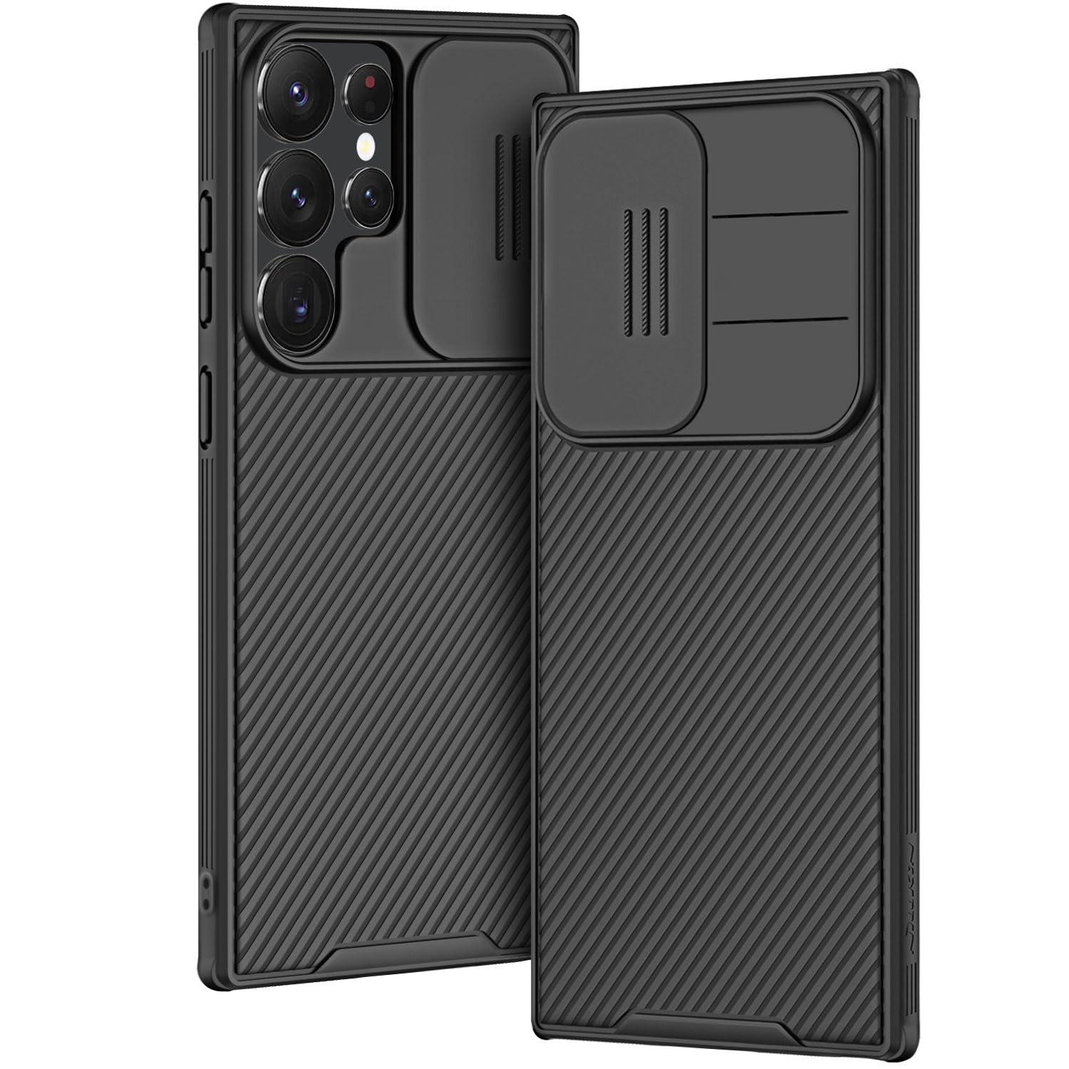 AROYI Cover Compatibile con Samsung S25 Ultra 5G, Cover S25 Ultra 5G Protezione Fotocamera Anti Graffio Hard PC Custodia per Samsung Galaxy S25 Ultra 5G (6.8") - Nero