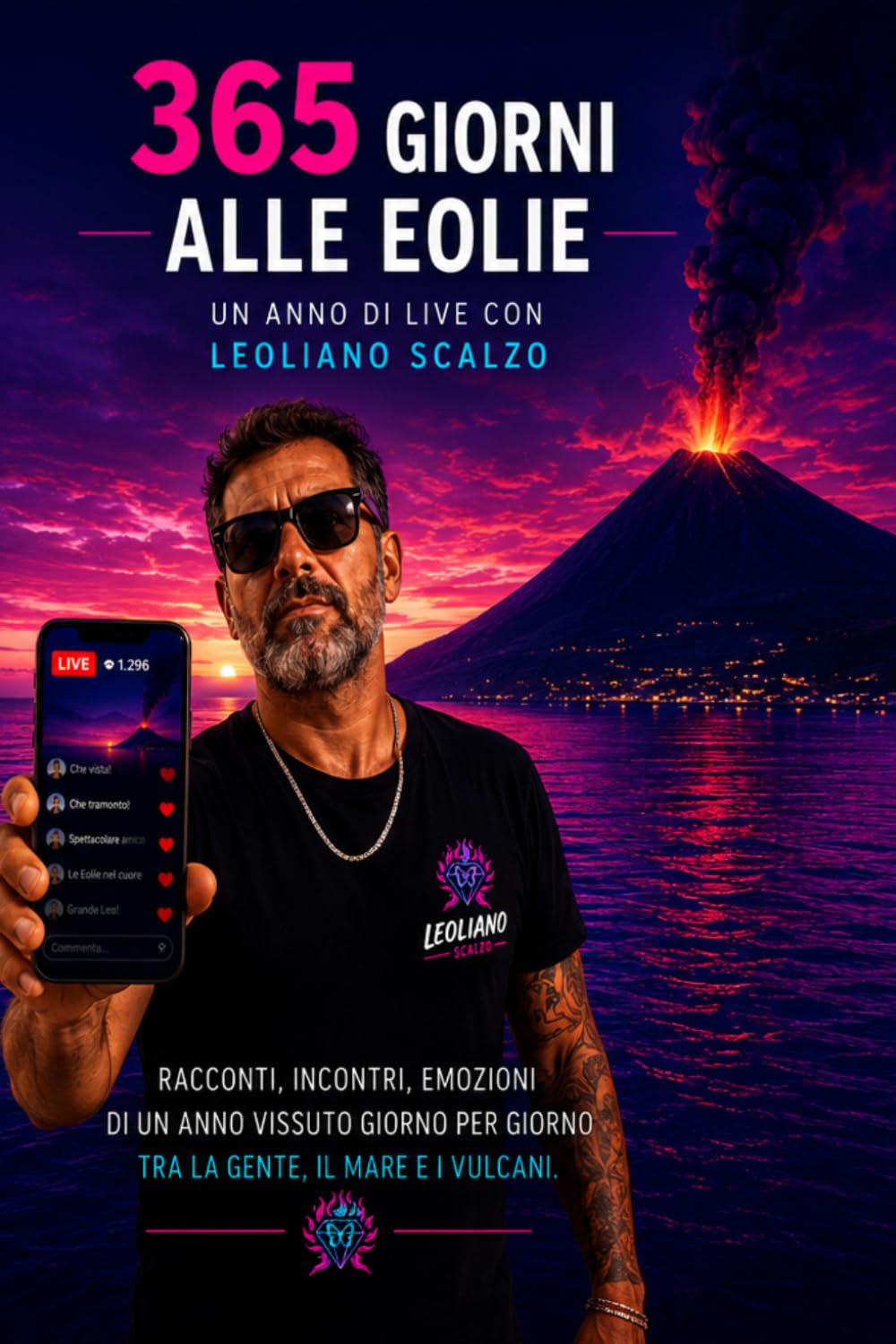 365 giorni alle Eolie: Un anno di live con Leoliano Scalzo (“Ai piedi del vulcano”)