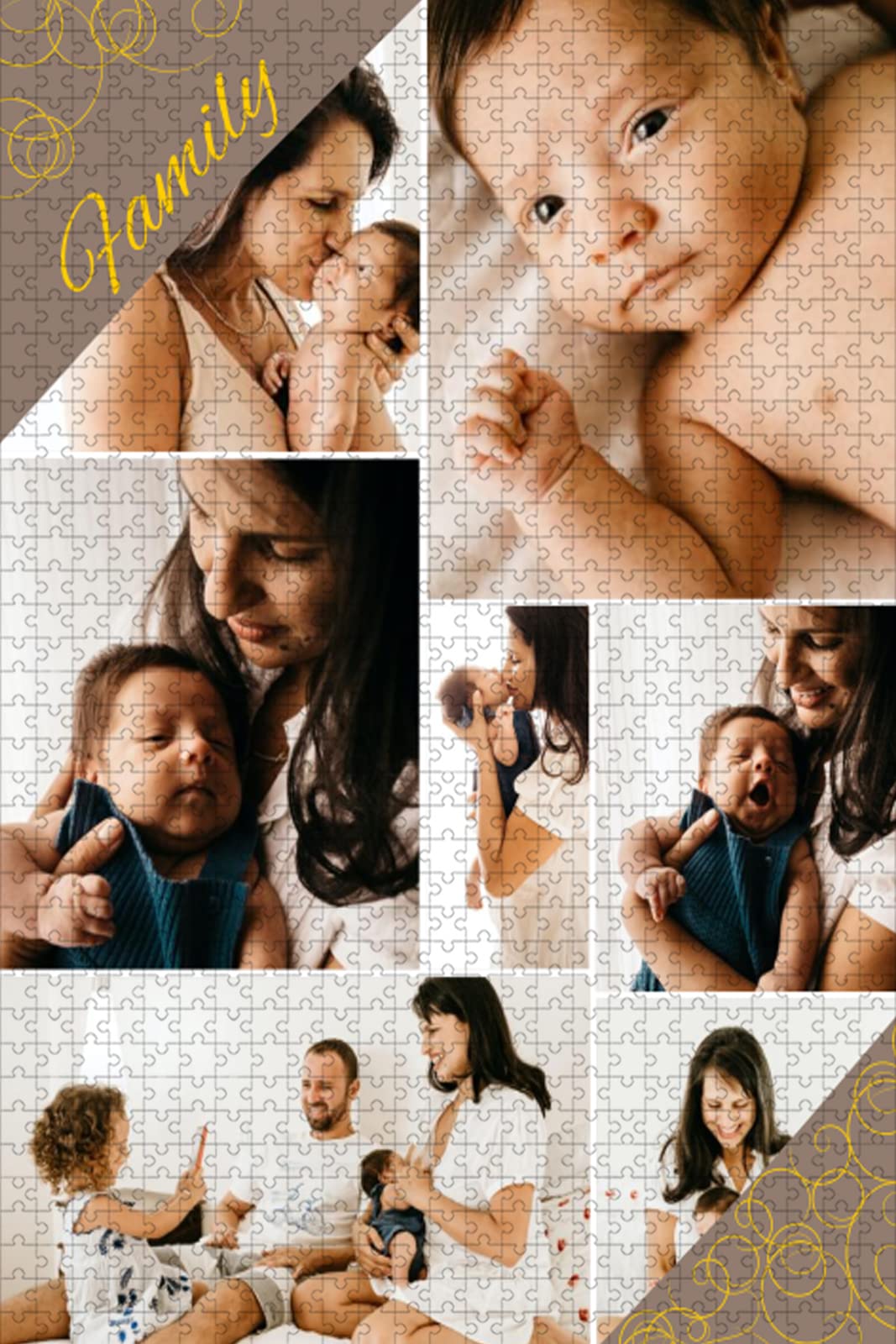 Puzzle Personalizado con Foto 1000 500 300 120 Piezas,Rompecabezas de Madera Personalizable con tu Propia Imagen,Regalo para Madres/Parejas/Novios - Diseño Desde Cualquier Imagen Puzzles.