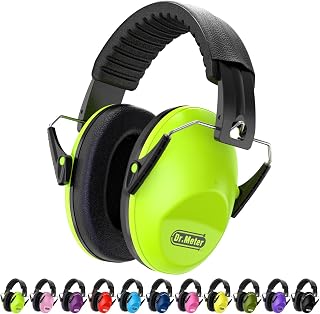 Dr.meter EM100 Noise Cancelling Ear Muffs for Kids Adults 27.4dB SNR Adjustable Hearing Protection for Monster Jam Concerts Fireworks Autism