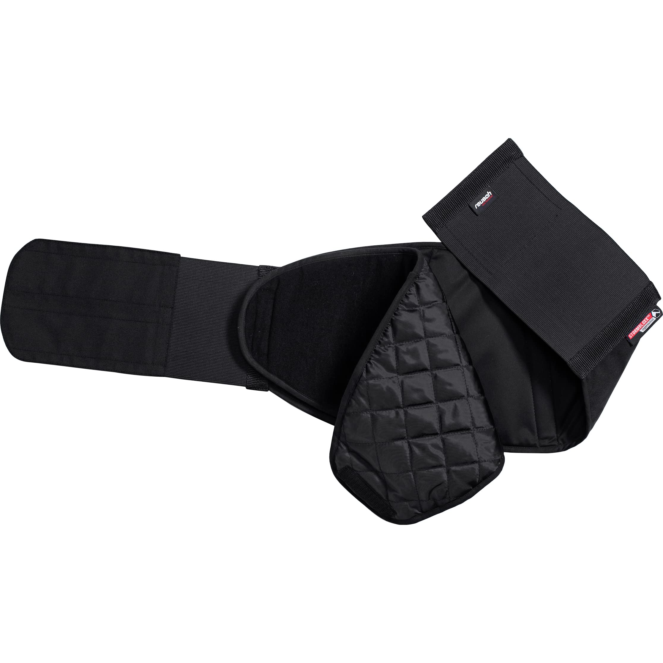 Reusch Discoverer - Cinturón lumbar elático con cierre de velcro, ideal para moto