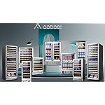 AAOBOSI Wine Fridge, 17 Inch 28 Bottle Capacity Beverage Cooler, Glass Door, 46-66 Adjustable Temp, Free Standing Wine Refrigerator for Bar, Home, Condo - Image 7