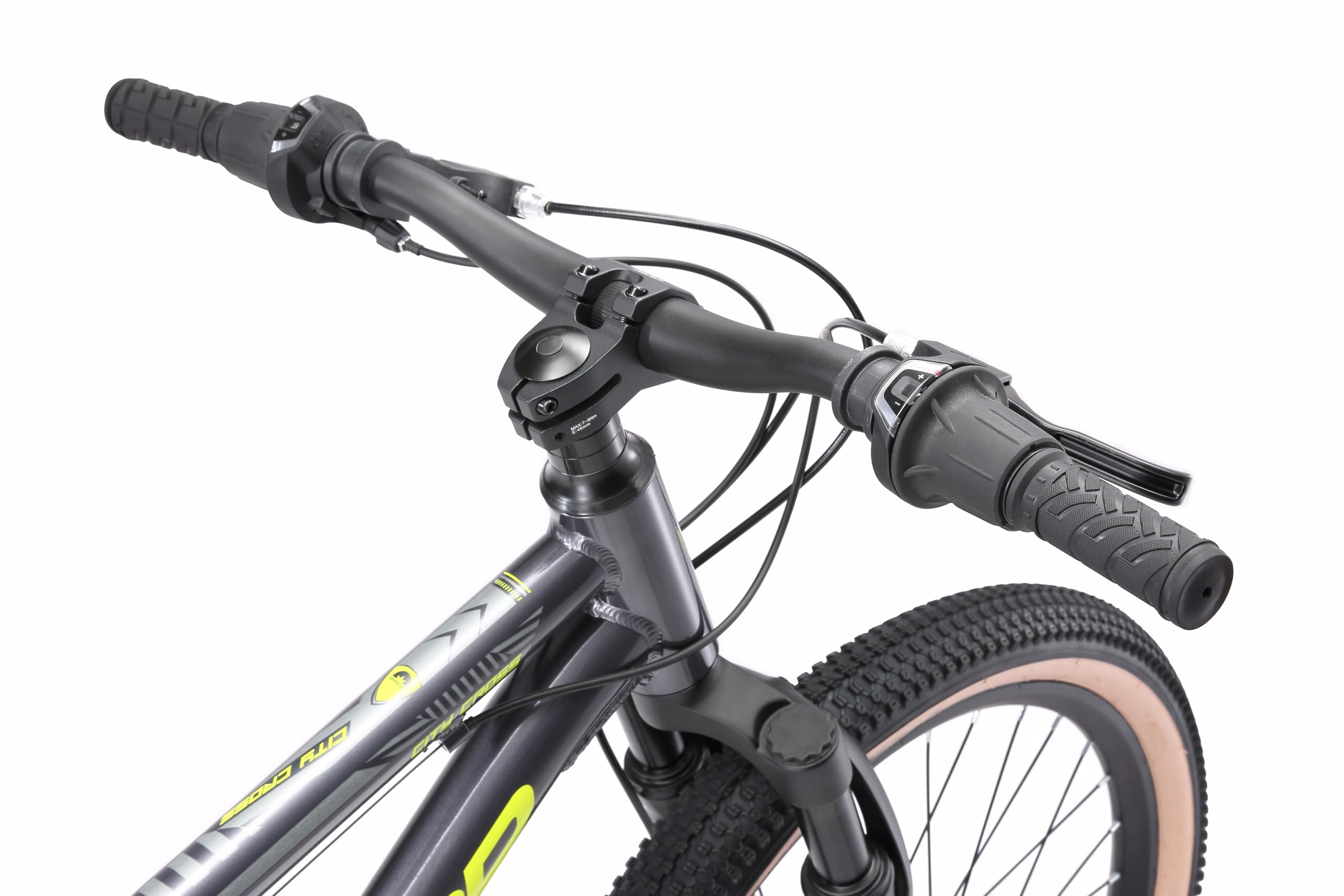 BIKESTAR MTB Mountain Bike Sospensione Completa Alluminio per Bambini 9 Anni | Bicicletta 24 Pollici 21 velocità Shimano, Freni a Disco |