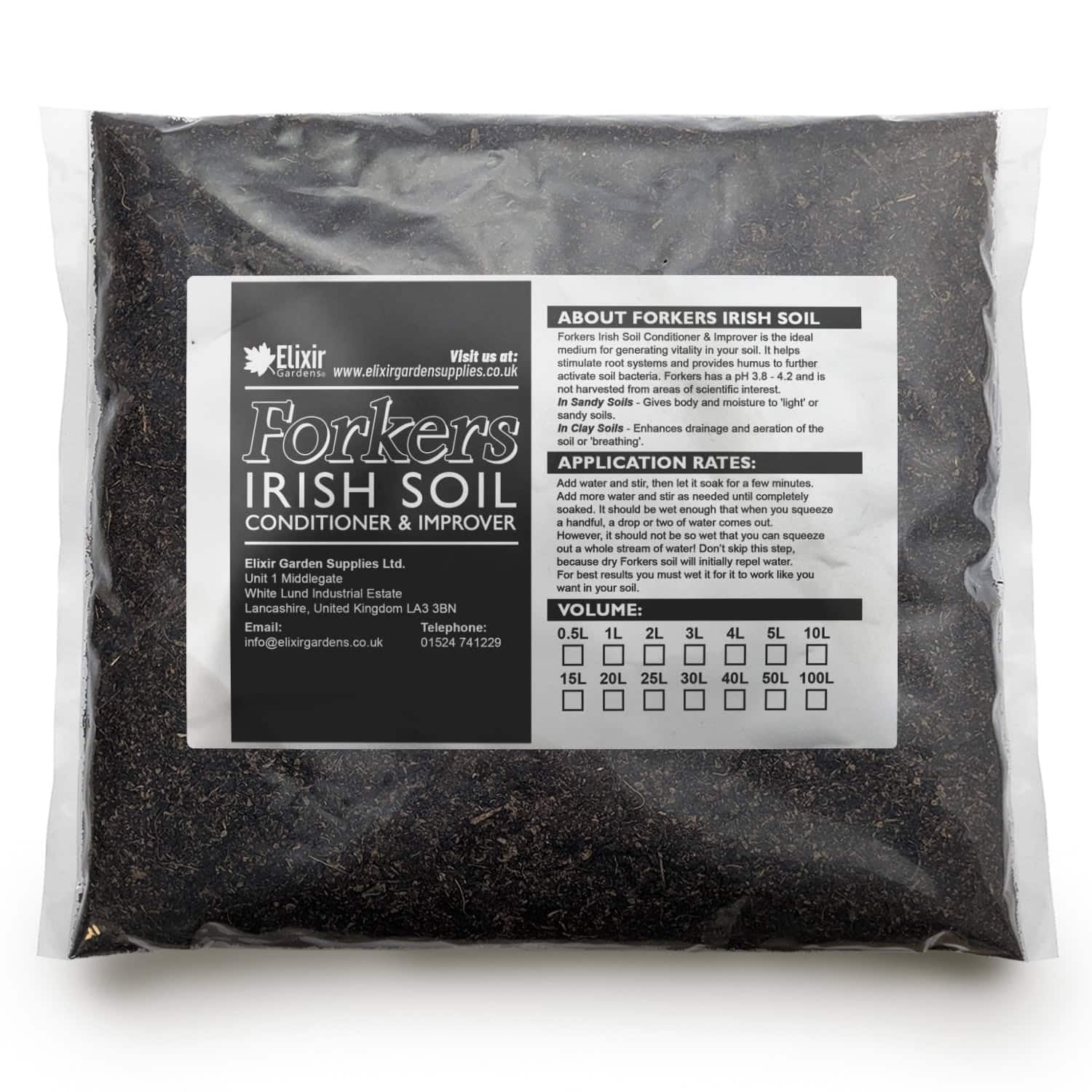 Forker 100% Irish Original Organic Natural Soil Conditioner Enhancer & Improver | 1 L