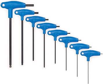 Park Tool PH-1.2 P-Handled Hex Wrench Set with Holder Tool, Blue | hex-keys