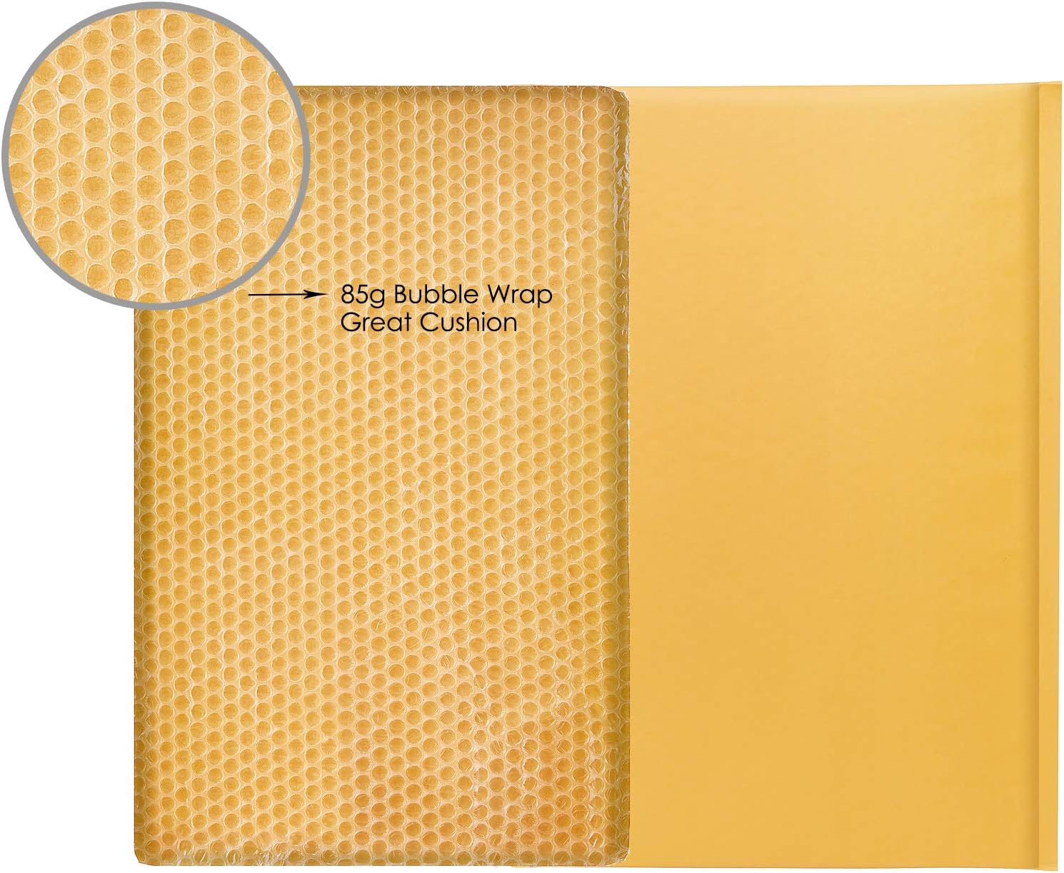 XCGS 10.5x16 inch Padded Bubble Envelopes #2 Kraft Bubble Mailers Pack of 25 Self Seal Padded Mailing Envelope Bags (Usable Size: 10.5x15")
