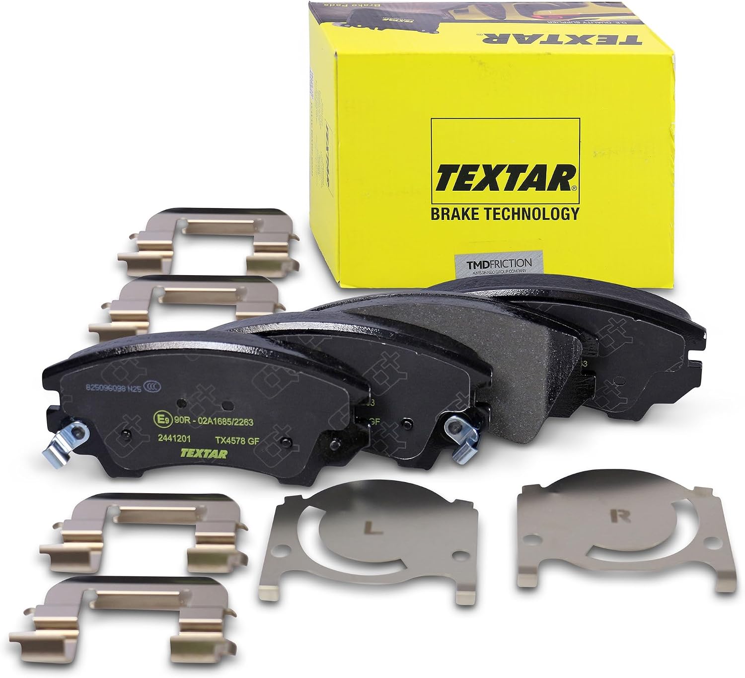 Textar 2441201 Brake Pad Kit for Car Brakes, Disc Brake