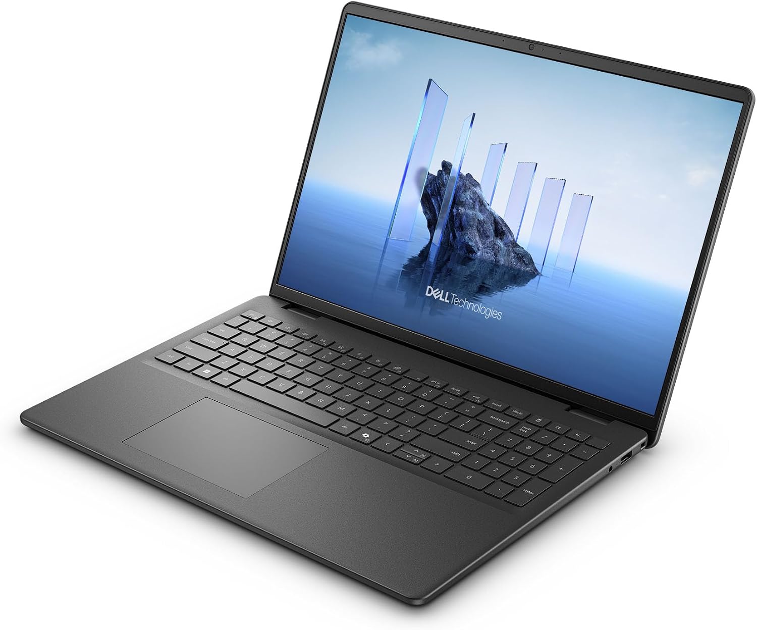 Ноутбук Dell с 16-дюймовым дисплеем FHD+, процессором Intel Core 7-150U, 16 ГБ оперативной памяти DDR5, SSD-накопителем объемом 1 ТБ, графической картой Intel UHD Graphics, ОС Windows 11 Home — 3-элементный аккумулятор (встроенный)