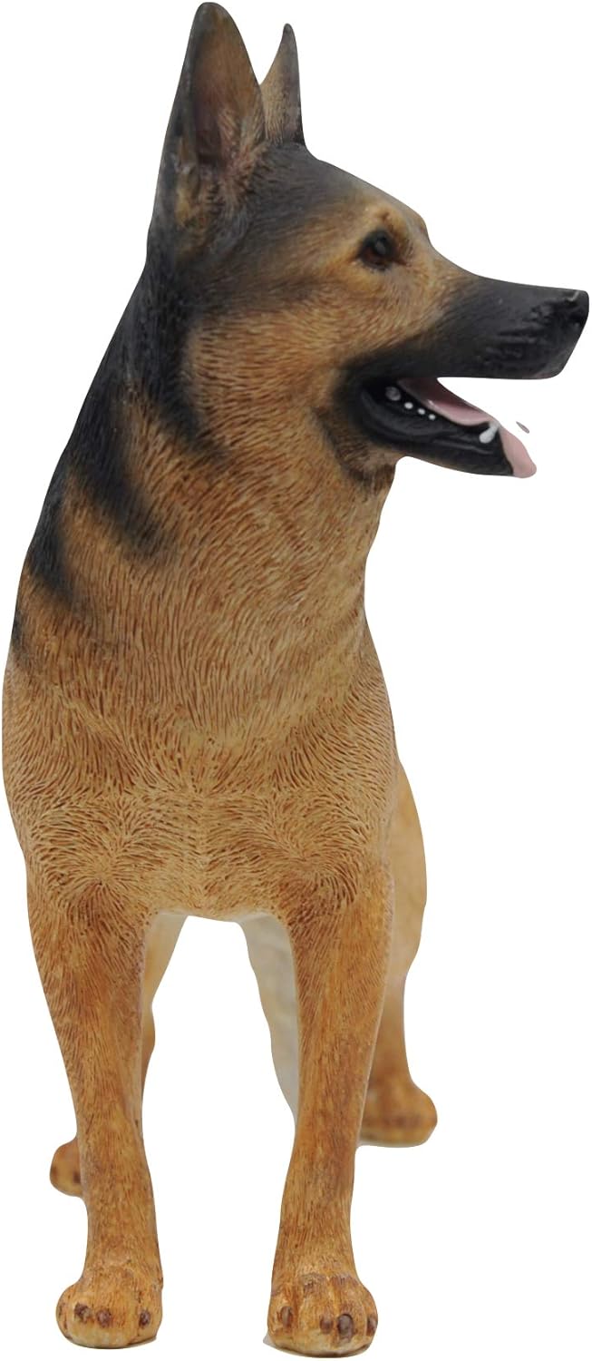 Comfy Hour Doggyland Collection, Miniature Dog Collectibles 7” Standing German Shepherd Wolf Figurine, Realistic Lifelike Animal Statue Home Decoration, Polyresin - Image 3