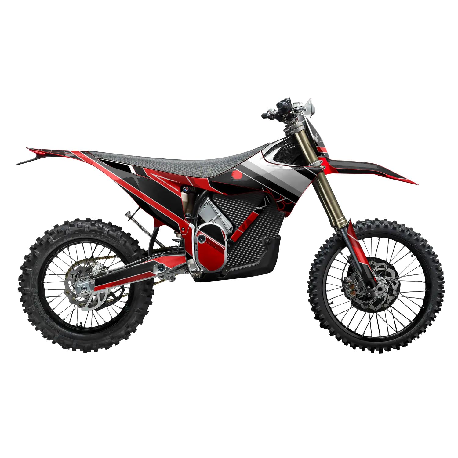 Stark Varg MX 2023-2025 Graphics Kit Wrap - Racing Chaos - Varg MX Skin - Premium 3M Vinyl Protective Wrap Decal Cover - Easy to Apply | Crafted in The USA by MightySkins