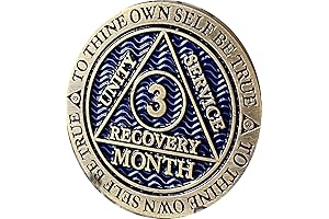 Limited Edition 3 Month Sobriety Chip: A Unique Token of Achievement