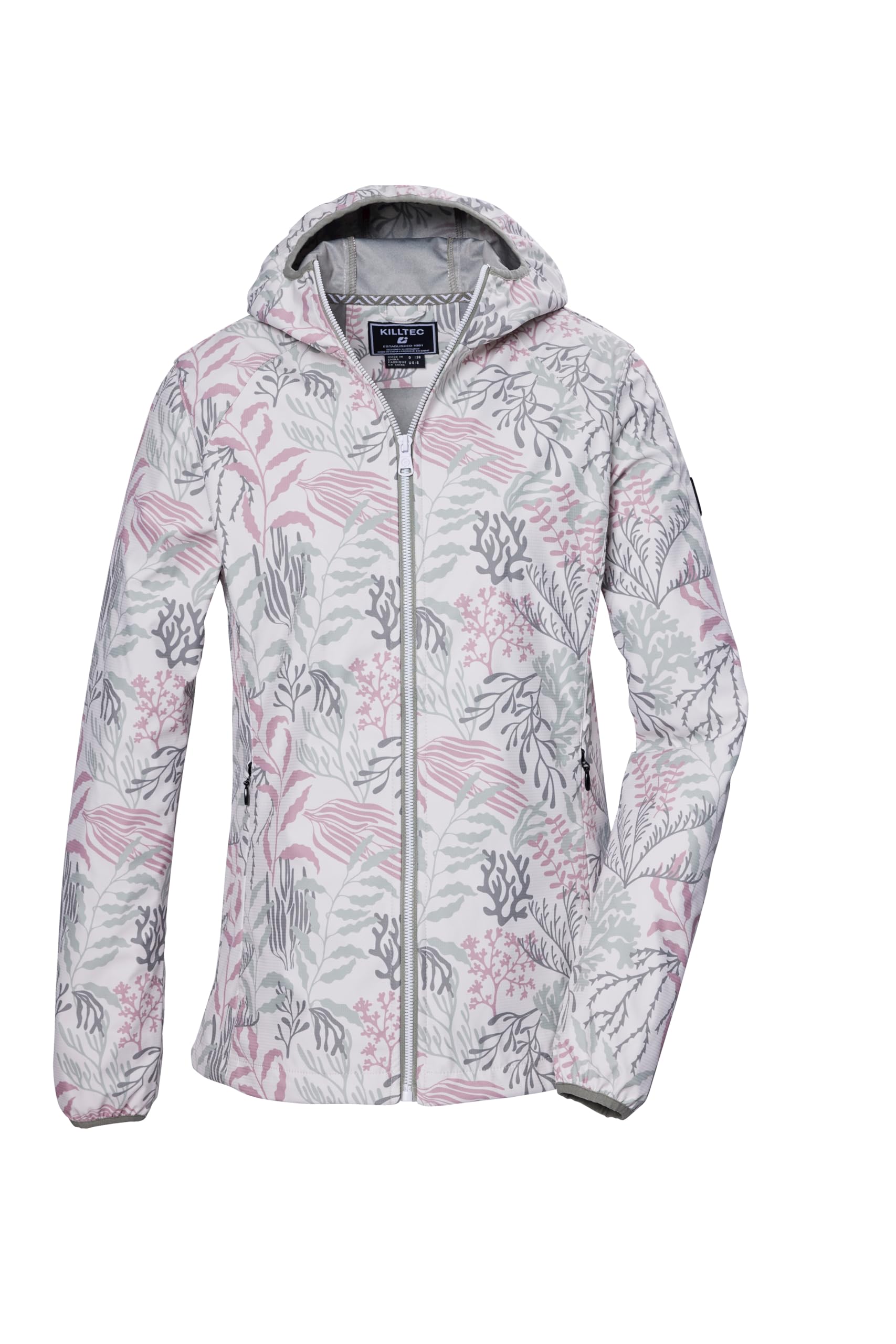 Killtec Damen Kos 56 Wmn Sftshll Jckt Softshelljacke/Outdoorjacke mit Kapuze
