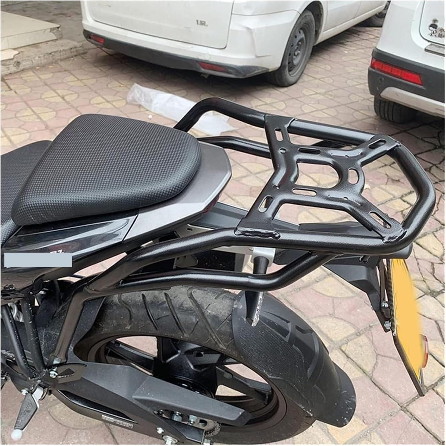 リアラゲッジラック 用 ベネリ 150s Bj150-31 オートバイ用荷物ラックキャリア バックレスト付き リアラック リアサイド