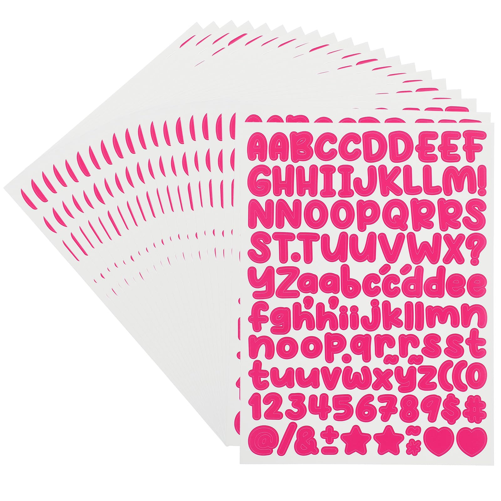 PATIKIL 20 Sheets Letter Stickers