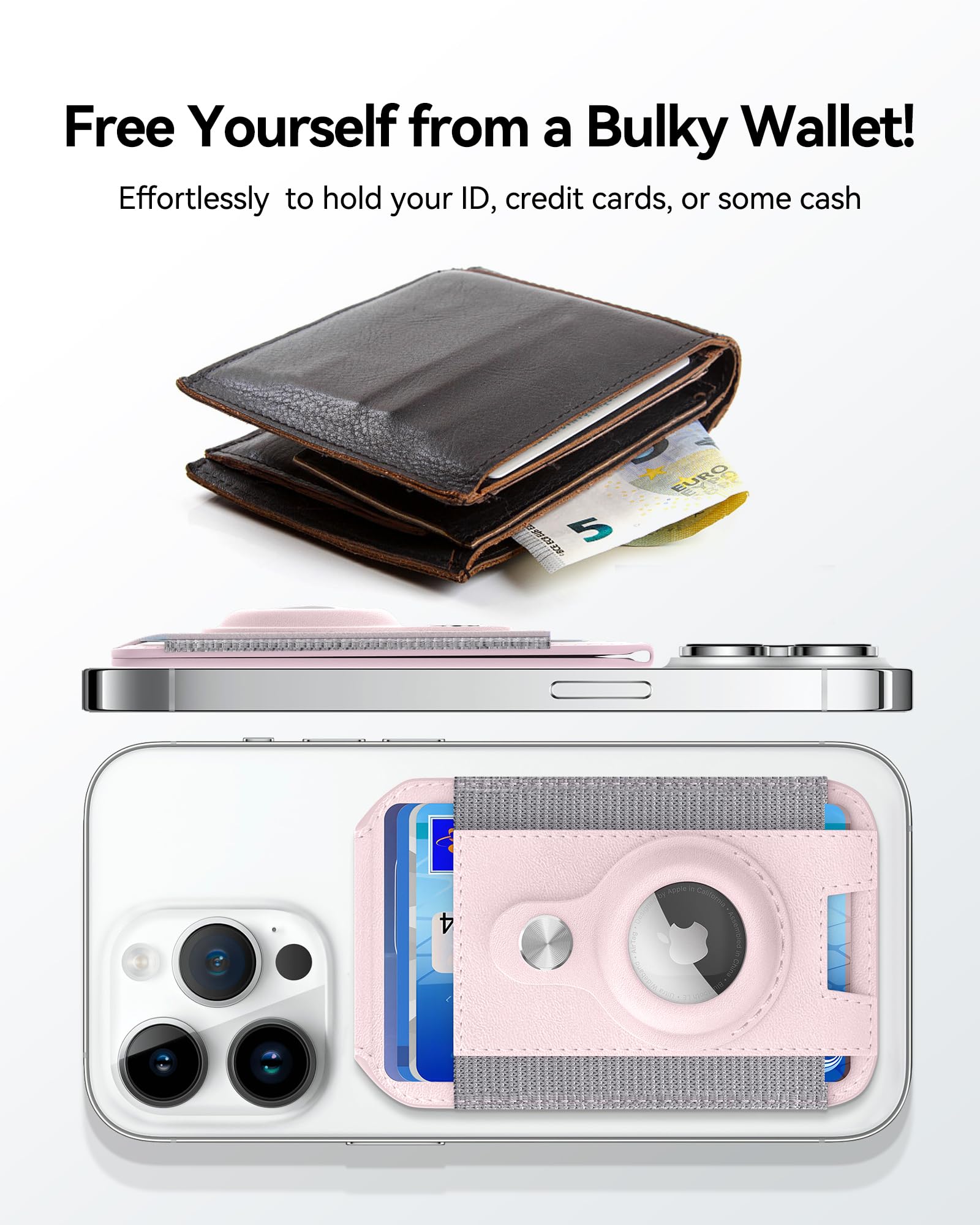 Amazon.com: Amzone Mag-Safe with AirTag Holder,Magnetic with