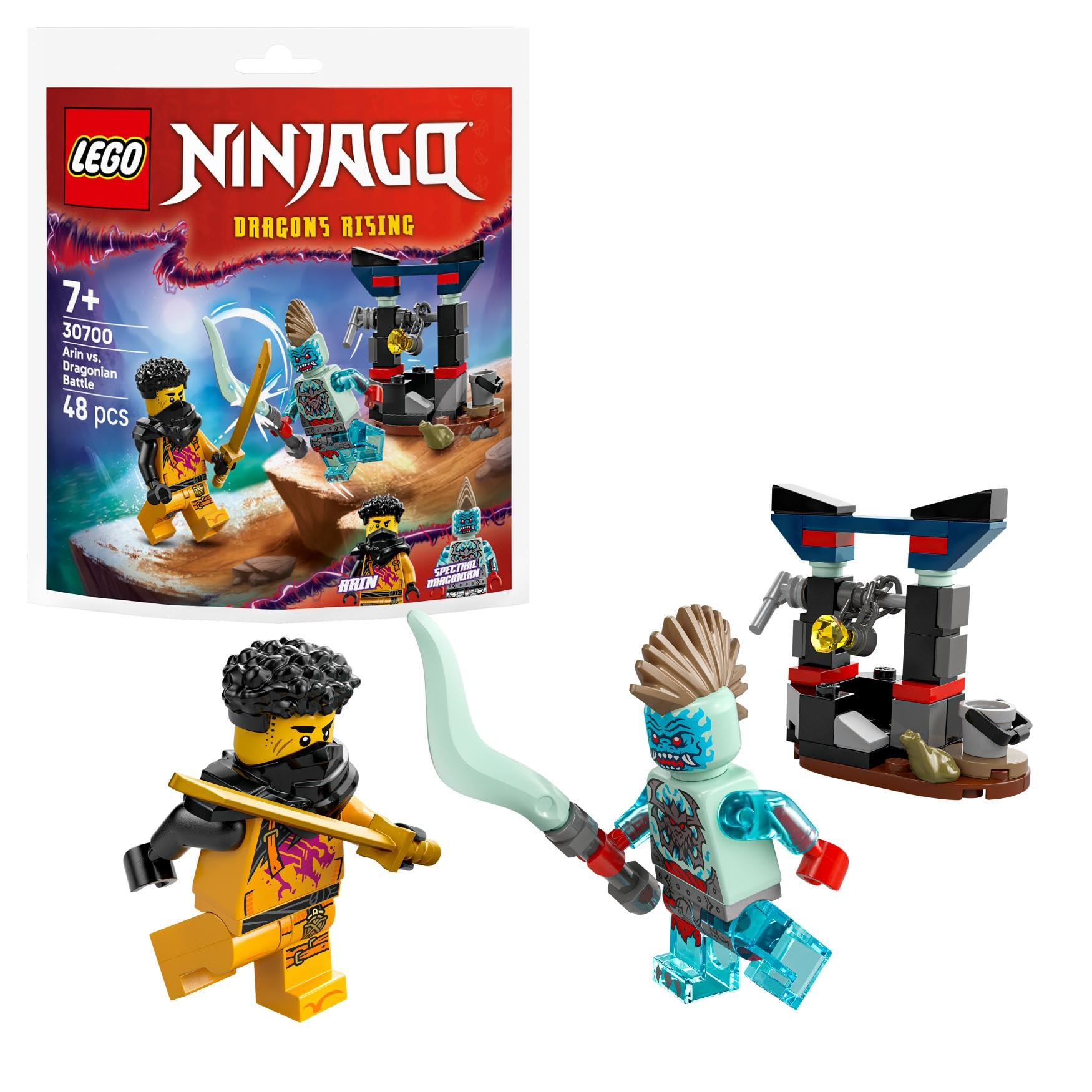 LEGO 30700 Arin vs. Dragonian Battle – 48 Pieces, Ages 6+, Polybag Fantasy Battle Set-image-20
