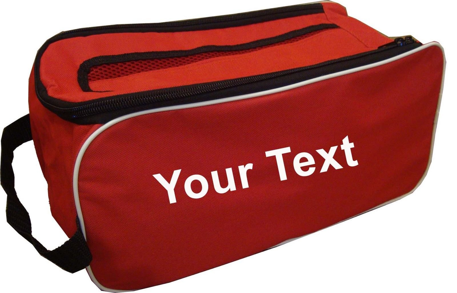 PROSTYLE SPORTS PERSONALISED Football Boot Bag/Shoe Bag New Football/Rugby/Hockey/Gym - Red